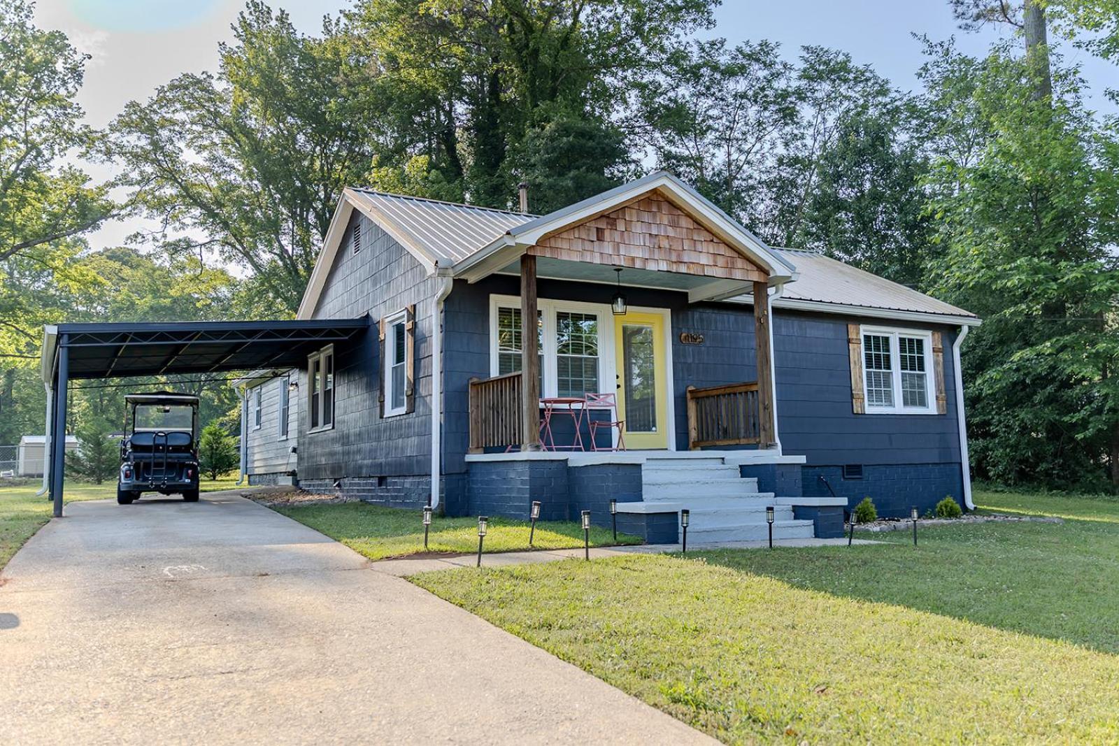 Blue Bungalow W/ Free Golf Cart 1/2 Mi From Square Covington Exterior photo